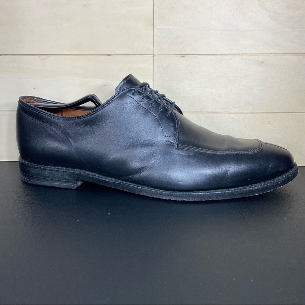 Allen Edmonds Delray Oxfords Men's Size 11 D Dress Shoes Black Leather Apron Toe